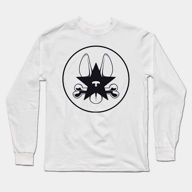 Pupster star, circle version Long Sleeve T-Shirt by Pawgyle